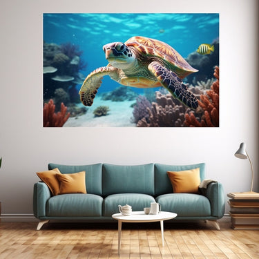 Colourful Turtle Painting